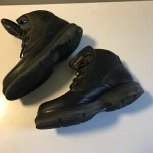 Doc Marten black soft leather AW004 size 5 women's boots